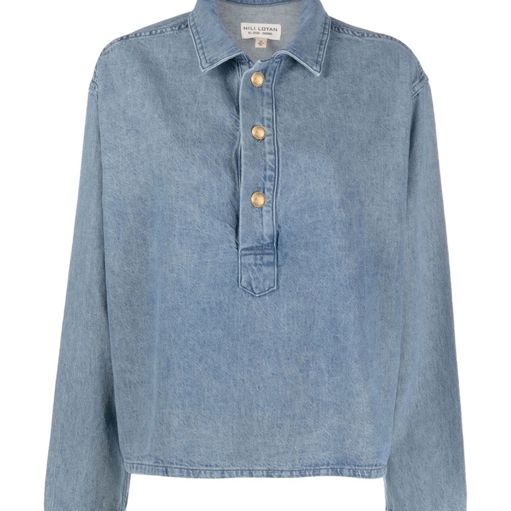 Nili Lotan - denim blouse